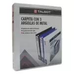 Archivador, 3 Argollas, 1.0", Tam. Carta, Blanco, 1 Und.