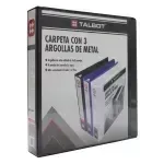 Archivador, 3 Argollas, 1.5", Tam. Carta, Negro, 1 Und.