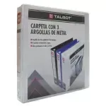 Archivador, 3 Argollas, 1.5", Tam. Carta, Blanco, 1 Und.