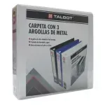Archivador, 3 Argollas, 2.0", Tam. Carta, Blanco, 1 Und.