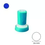 Estructura, para Sello, Azul, Circular 24mm, 1 Und. 