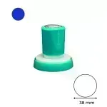 Estructura, para Sello, Azul, Circular 38mm, 1 Und. 