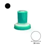 Estructura, para Sello, Negro, Circular 38mm, 1 Und. 