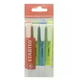Resaltador, Swing Cool, Punta Biselada 1.0-4.0 mm, Pack x 4 Unds. Colores Surtidos