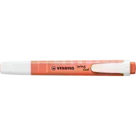 Resaltador, Swing Cool, Punta Biselada 1.0-4.0 mm, Colores Pastel, Rojo Coral Suave, Unidad