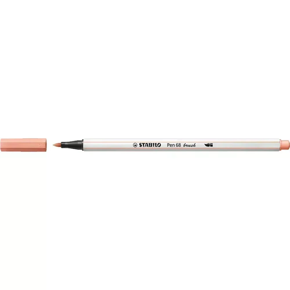 Marcador, Pen 68 Brush, Punta Pincel Flexible, Damasco, Unidad