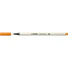 Marcador, Pen 68 Brush, Punta Pincel Flexible, Naranja, Unidad