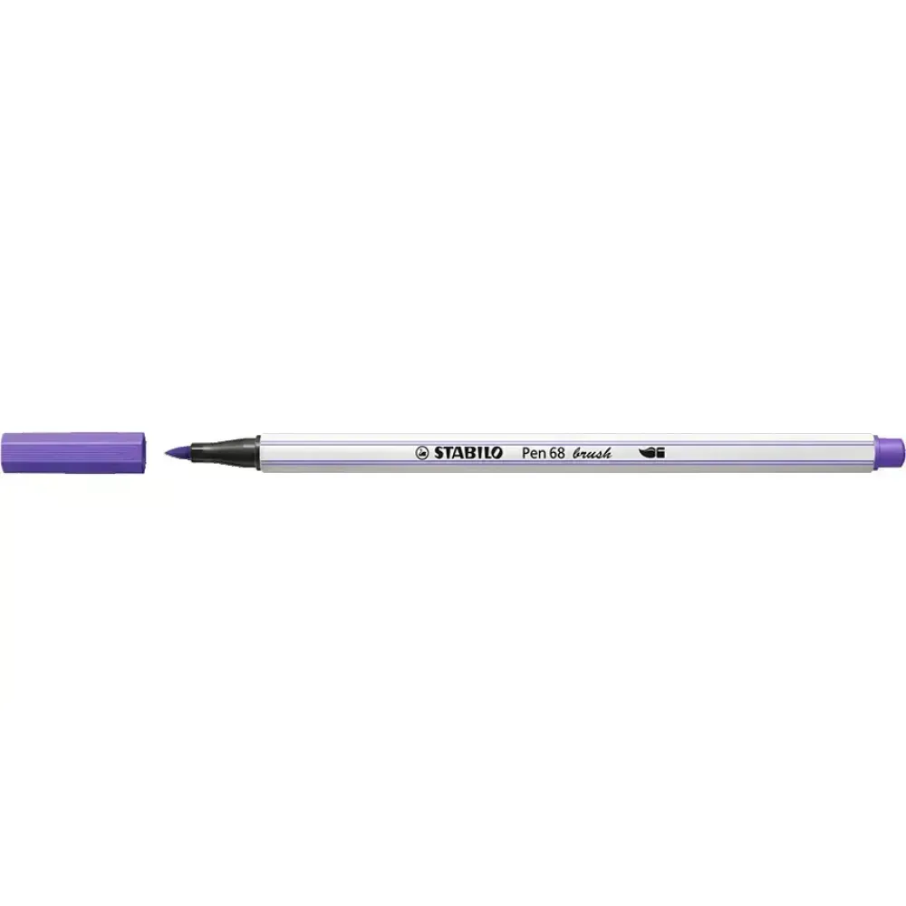 Marcador, Pen 68 Brush, Punta Pincel Flexible, Violeta, Unidad