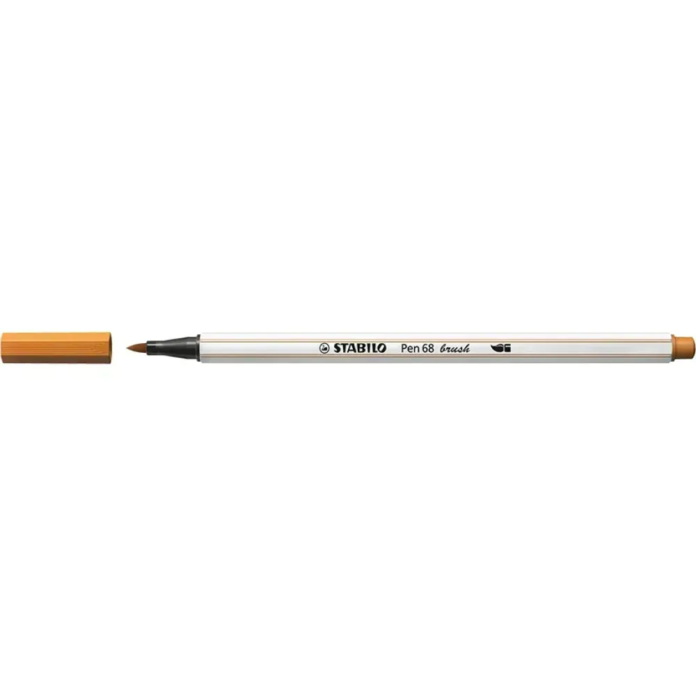 Marcador, Pen 68 Brush, Punta Pincel Flexible, Ocre Oscuro, Unidad