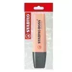 Resaltador, Boss, Punta Biselada 2.0-5.0 mm, Colores Pastel, Durazno Cremoso, Pack x 1 Und.