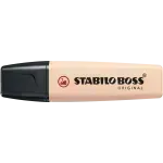 Resaltador, Boss, Punta Biselada 2.0-5.0 mm, Colores de Naturaleza, Beige, Unidad
