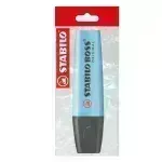 Resaltador, Boss, Punta Biselada 2.0-5.0 mm, Colores Fluo, Azul, Pack x 1 Und.