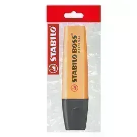 Resaltador, Boss, Punta Biselada 2.0-5.0 mm, Colores Fluo, Naranja, Pack x 1 Und.