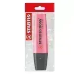 Resaltador, Boss, Punta Biselada 2.0-5.0 mm, Colores Fluo, Rosado, Pack x 1 Und.