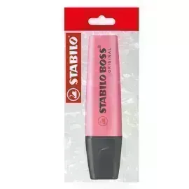 Resaltador, Boss, Punta Biselada 2.0-5.0 mm, Colores Fluo, Rosado, Pack x 1 Und.