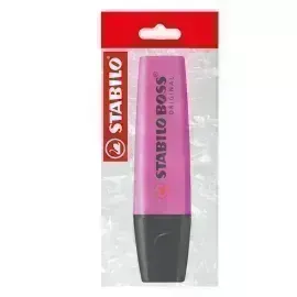 Resaltador, Boss, Punta Biselada 2.0-5.0 mm, Colores Fluo, Magenta, Pack x 1 Und.