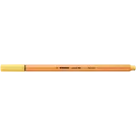 Micropunta/Felpa, Point 88, Punta Fina  0.4 mm, Amarillo Claro, Unidad