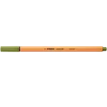 Micropunta/Felpa, Point 88, Punta Fina  0.4 mm, Verde Lodo, Unidad