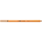 Micropunta/Felpa, Point 88, Punta Fina  0.4 mm, Beige, Unidad