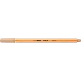 Micropunta/Felpa, Point 88, Punta Fina  0.4 mm, Beige, Unidad