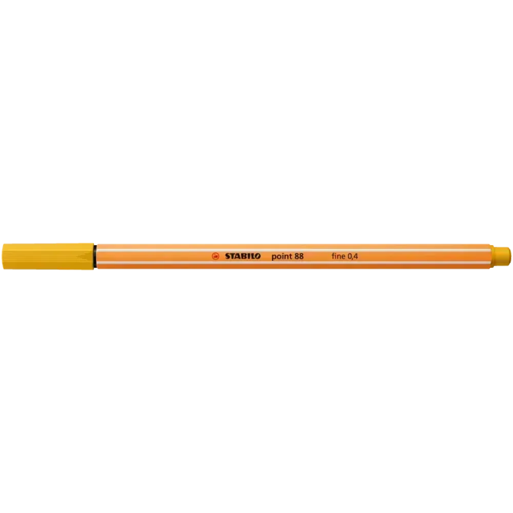 Micropunta/Felpa, Point 88, Punta Fina  0.4 mm, Curry, Unidad