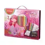 Colouring Set Case, Rosado, Adas, 1 Set