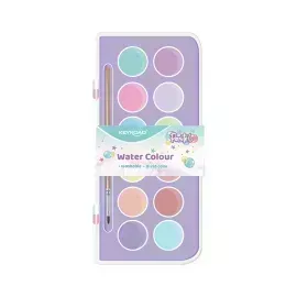 Acuarelas, Caja x 12 colores Pastel y Pincel.