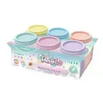 Masillas, Play Dough, Caja 6 Potes - Color Pastel x 75 g. c.u. Col. Surt.