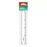 Regla Plástica, Rígida, 20 cm. (solo cm), Pack x 1 Und.