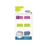 Pestañas p/folders, Blister 6 Col Magenta. 10 Pestañas x Color. 