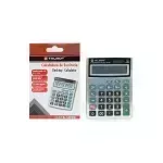 Calculadora, Escritorio, Med. 12 dígitos, solar y baterías, 1 Und.