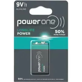 Batería Alkalina Power - 9V - Blister x 1