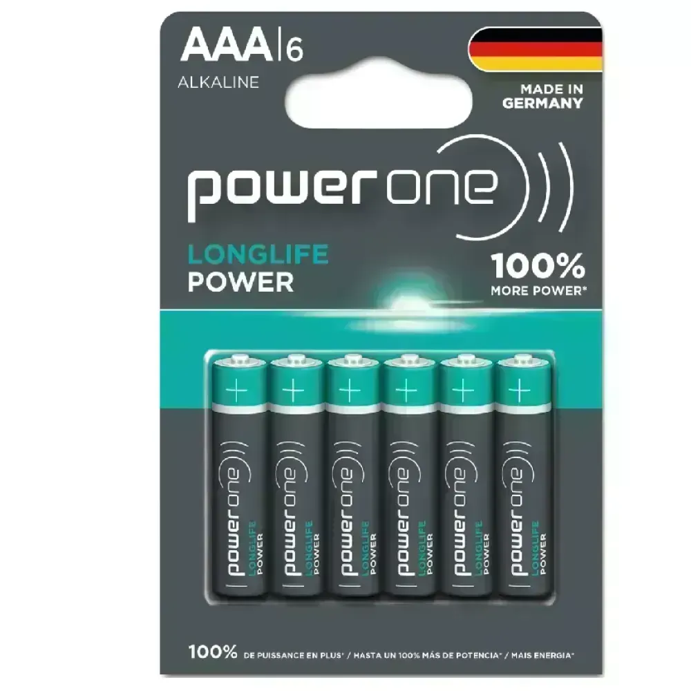 Pilas Alkalinas Power - AAA - Blister x 6