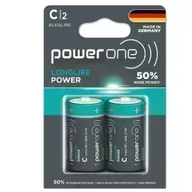 Pilas Alkalinas Power - C - Blister x 2