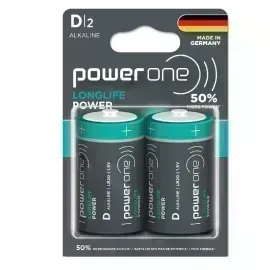 Pilas Alkalinas Power - D - Blister x 2