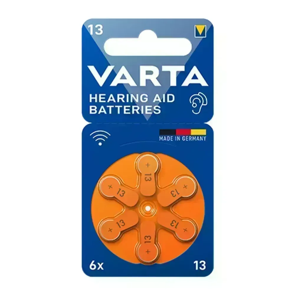 Pilas para Audifonos - 13 - Blister x 6 - VARTA