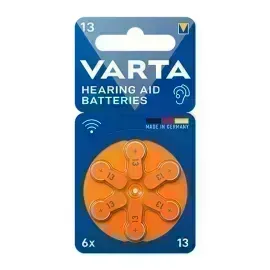 Pilas para Audifonos - 13 - Blister x 6 - VARTA