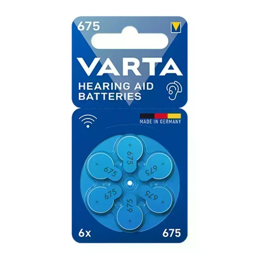 Pilas para Audifonos - 675 - Blister x 6 - VARTA